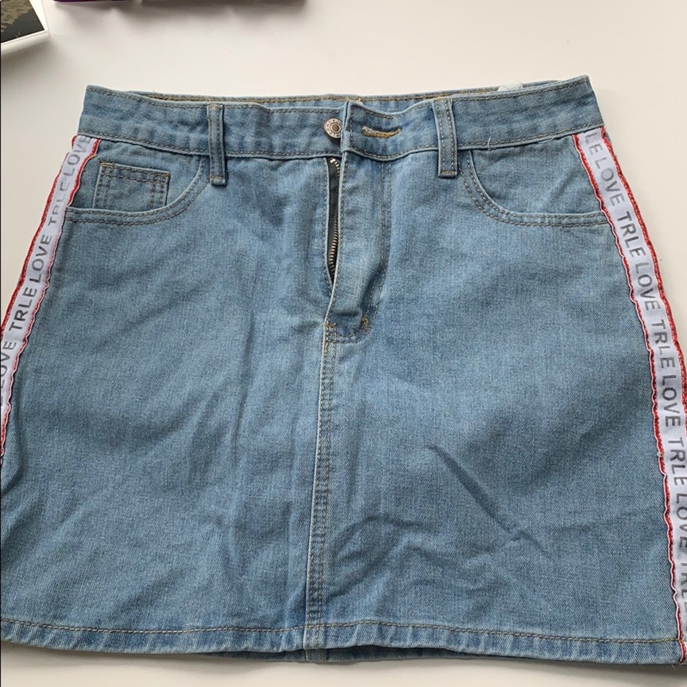 True love denim skirt